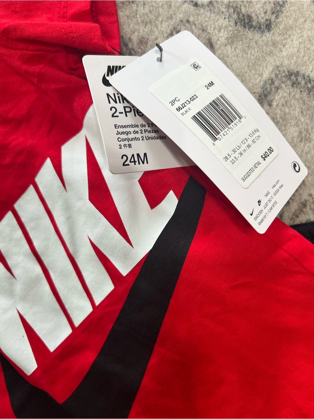 SUMMER SALE🚨Nike Kids' T-Shirt & Cargo Shorts Set Toddler - Picture 2 of 9